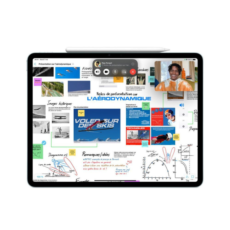 STYLET APPLE PENCIL PRO BLANC