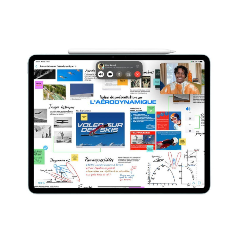 STYLET APPLE PENCIL PRO BLANC