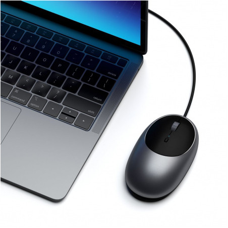 SOURIS FILAIRE C1 USB-C GRIS SIDERAL