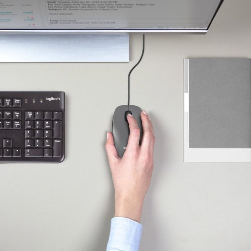 M100 BLACK WIRED MOUSE