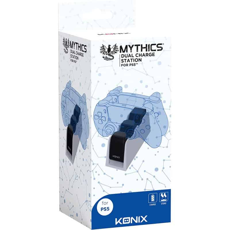 DUAL CHARGING STATION FOR DUALSENSE PS5 MYTHICS CONTROLLERS
