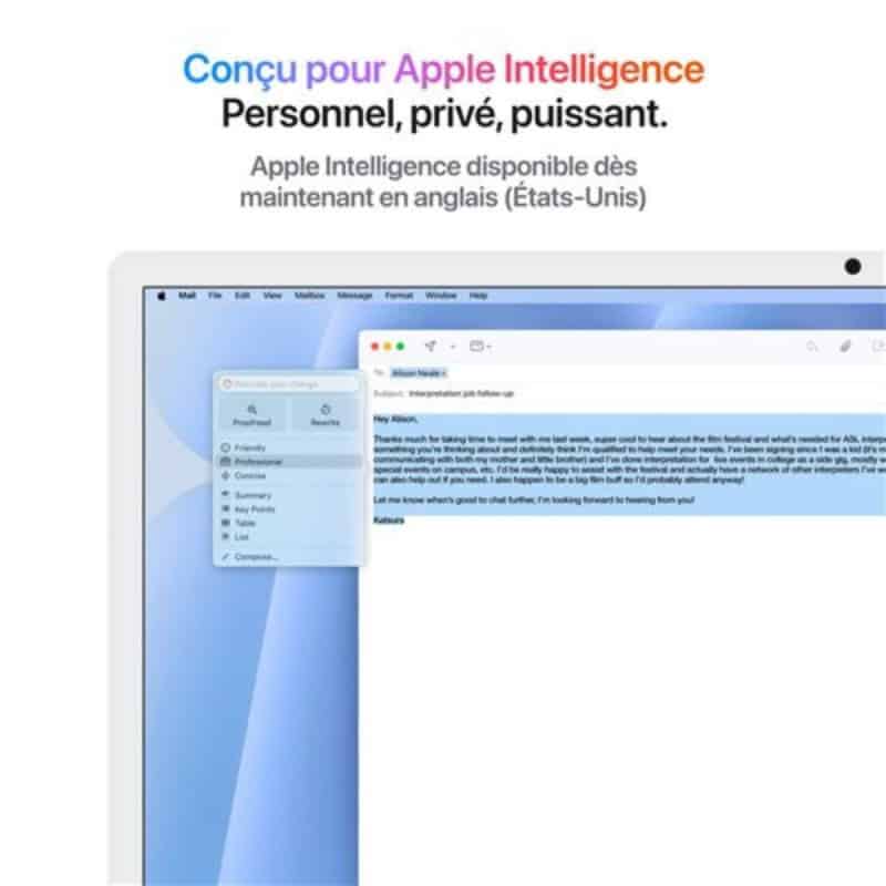 IMAC 24'' M4 256 GO 16 GO 8 COEURS GPU BLEU