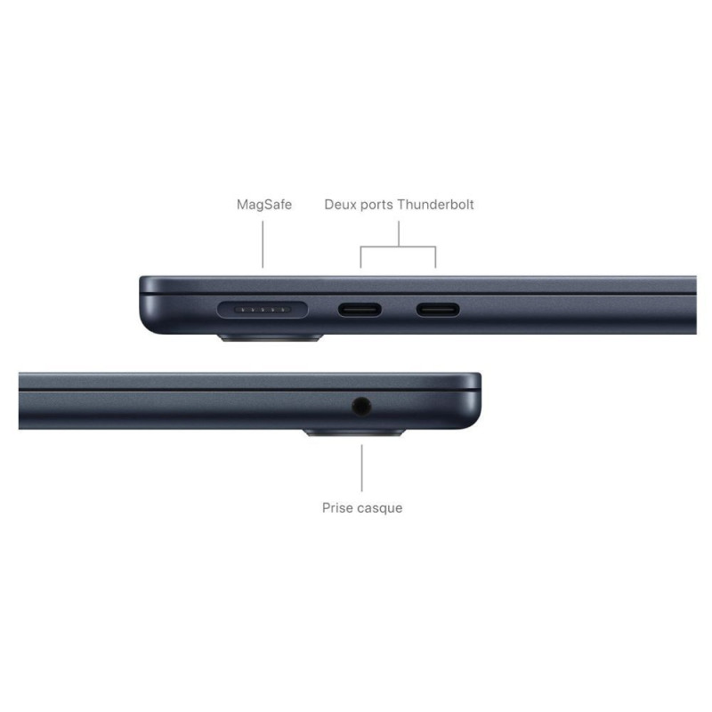 MACBOOK AIR M3 13'' 8 GO 256 GO MINUIT 2024