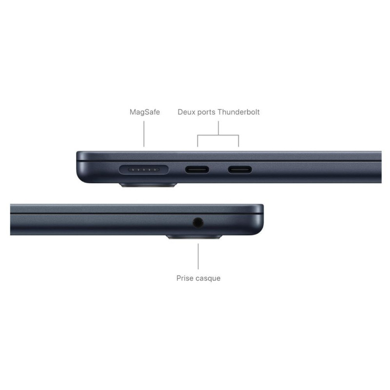 MACBOOK AIR M3 13'' 8 GO 256 GO MINUIT 2024