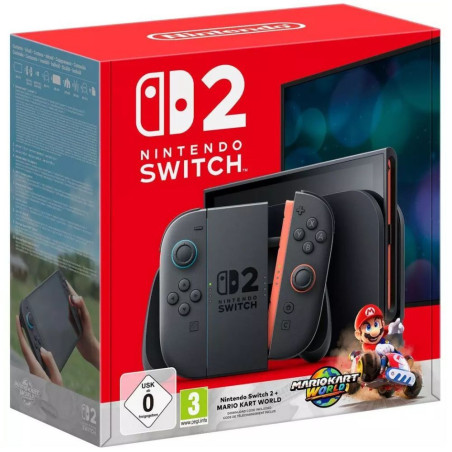 SWITCH 2 CONSOLE + MARIO KART WORLD