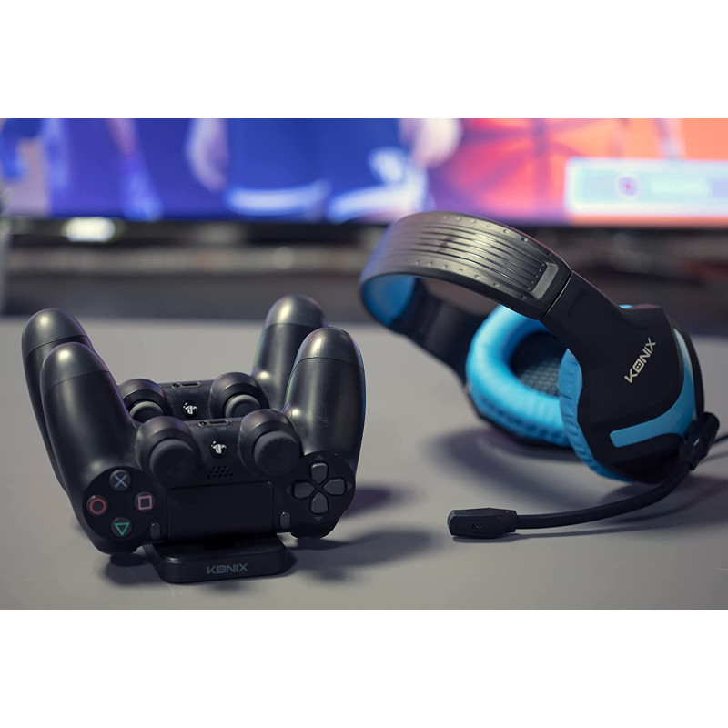 PS4 BLACK AND BLUE GAMER PACK