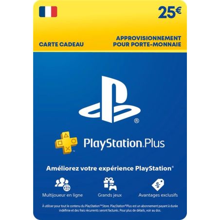CARTE CADEAU LIVECARDS PLAYSTATION PS5 25E