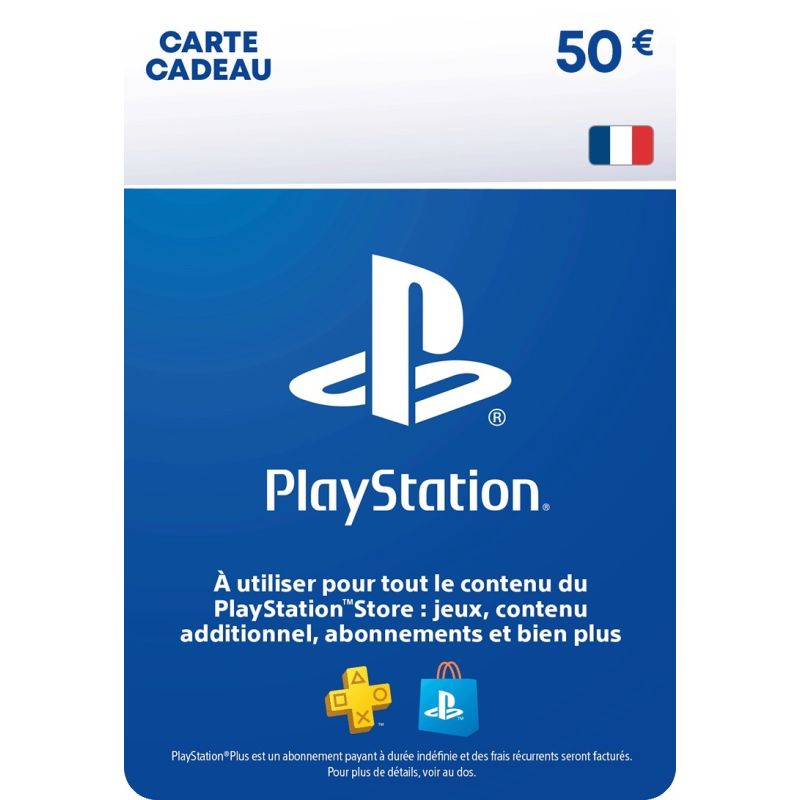CARTE CADEAU LIVECARDS PLAYSTATION DUAL PS5 50E
