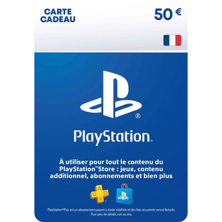 CARTE CADEAU LIVECARDS PLAYSTATION DUAL PS5 50E