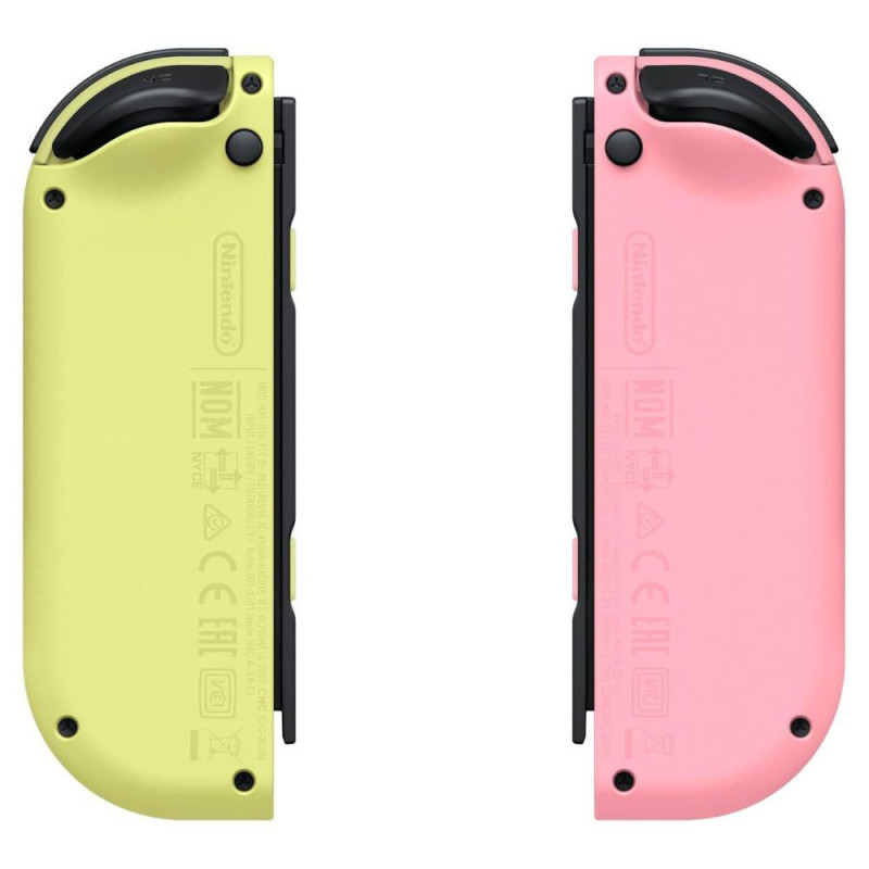 MANETTES SWITCH JOY-CON ROSE ET JAUNE