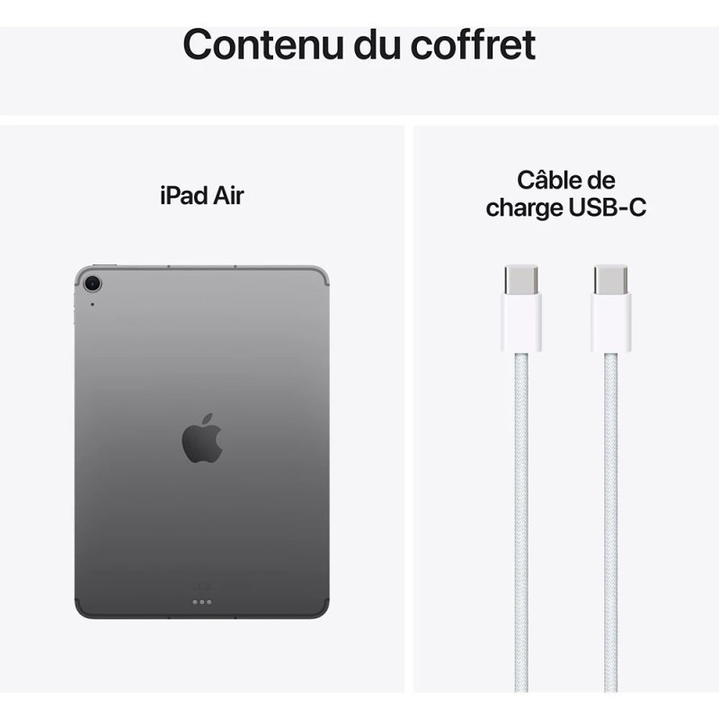 IPAD AIR 11 WIFI 256 GO M3 GRIS SIDERAL 2025
