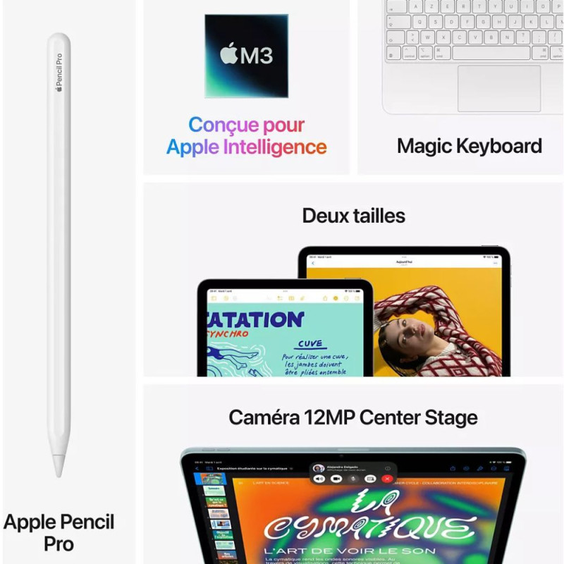 IPAD AIR 11 WIFI 256 GO M3 GRIS SIDERAL 2025