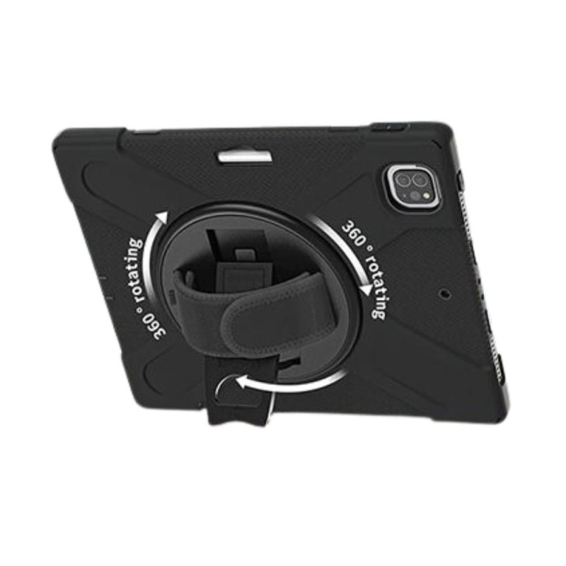COQUE SECURIT ROTATIVE IPAD PRO 12.9 GEN5/6 POLYBAG NOIR