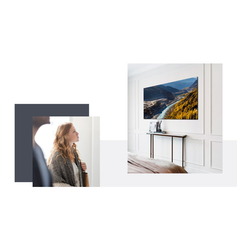 ACCROCHE MURALE SLIM FIT B50 NOIR