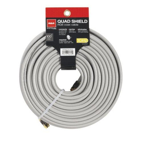CABLE COAX RG6 GRIS 30M