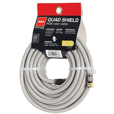 CABLE COAX RG6 GRIS 7M