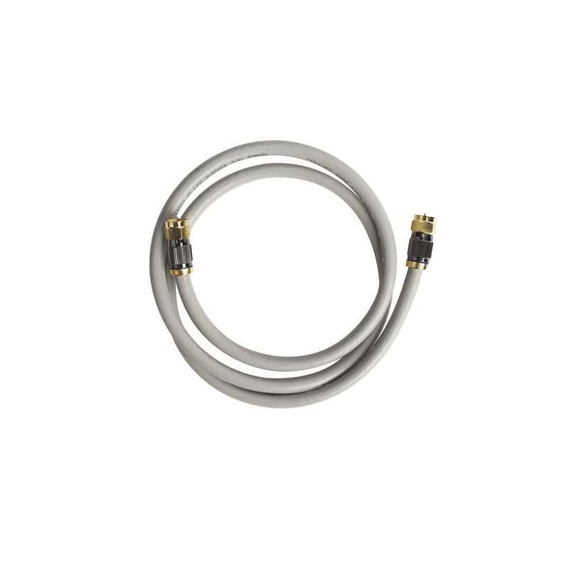 CABLE COAX RG6 QUAD SHIELD 3FT/0.9M GRIS