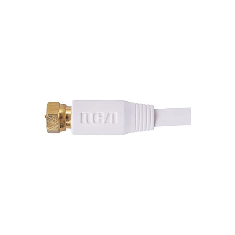 CABLE COAX RG6 3/0.9M BLANC