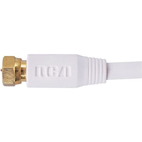CABLE COAX RG6 3/0.9M BLANC