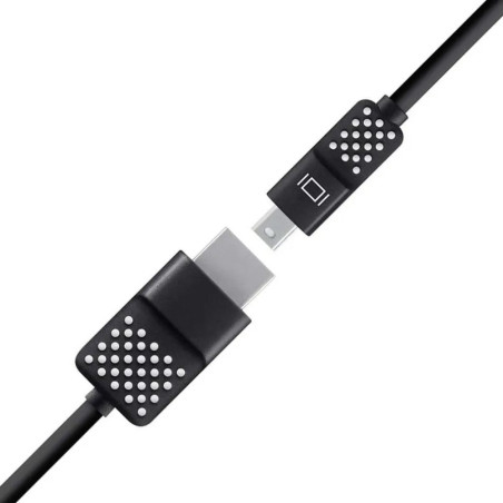 CABLE MINI DISPLAY / HDTV 3.6M/12FT NOIR