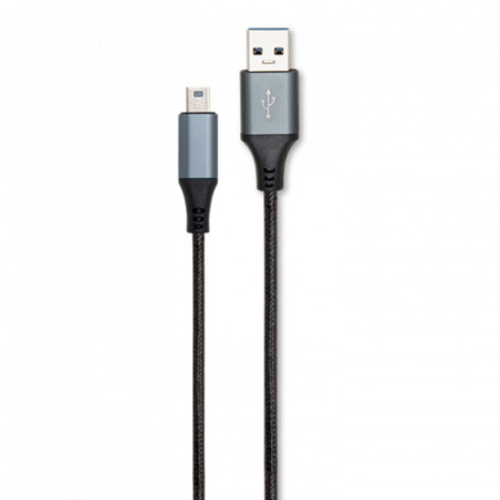CABLE USB A VERS MINI USB B 2M NOIR