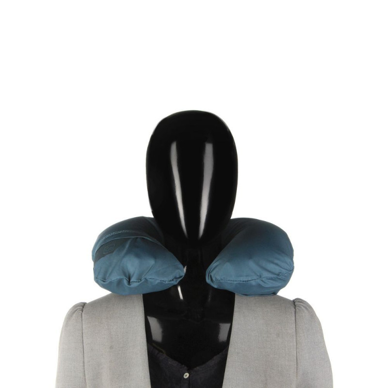 OREILLER DE VOYAGE GONFLABLE BLEU
