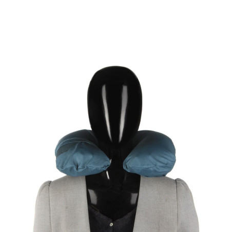 OREILLER DE VOYAGE GONFLABLE BLEU