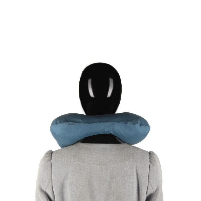 OREILLER DE VOYAGE GONFLABLE BLEU