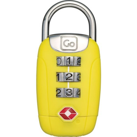 CADENAS LUMINEUX TSA JAUNE ET METAL