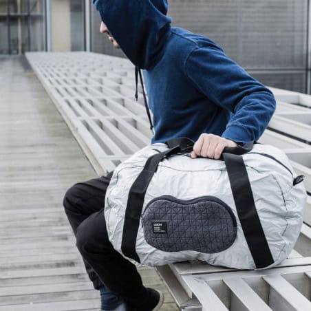 SAC DE VOYAGE DUFFLE BAG PLIABLE PEANUT ANTHRACITE