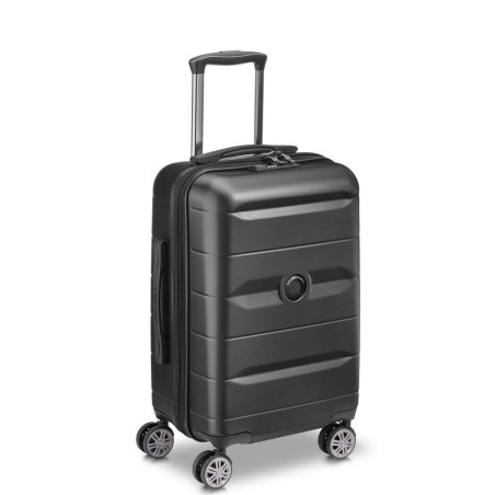 VALISE TROLLEY COMETE + 4DR 77CM NOIR