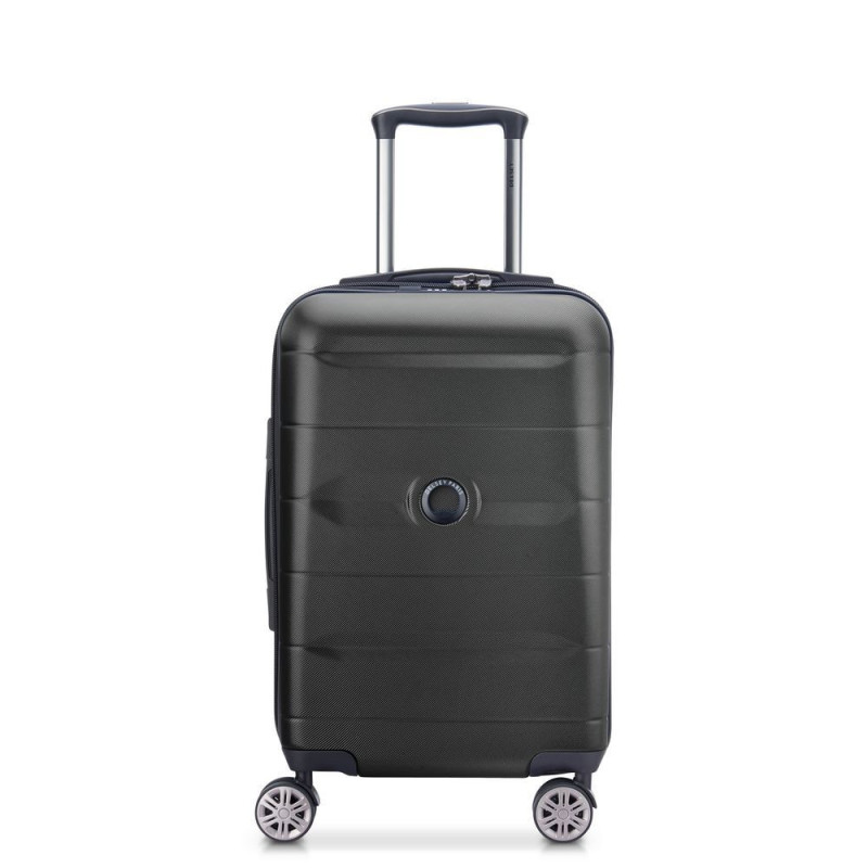 VALISE TROLLEY COMETE + 4DR 77CM NOIR