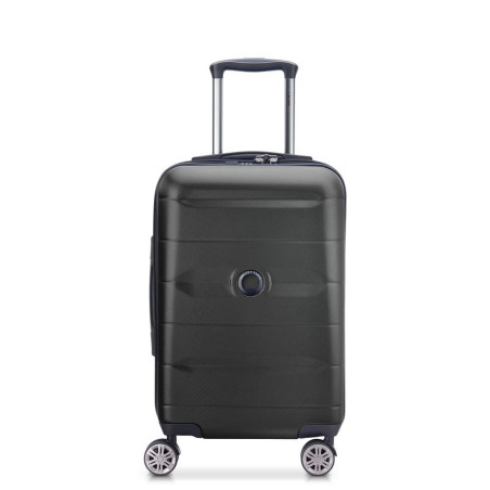 VALISE TROLLEY COMETE + 4DR 77CM NOIR
