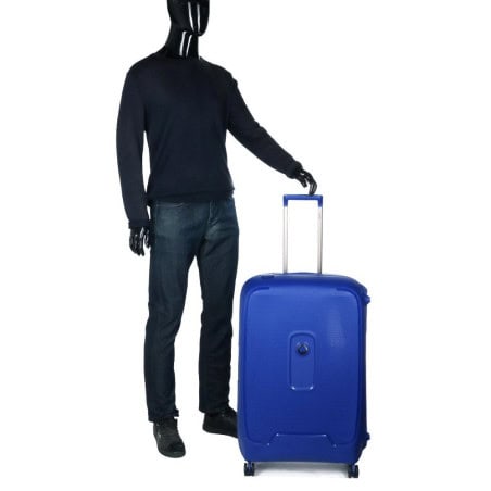 VALISE MONCEY 76 CM TR 4DR ECO BLEU ENCRE