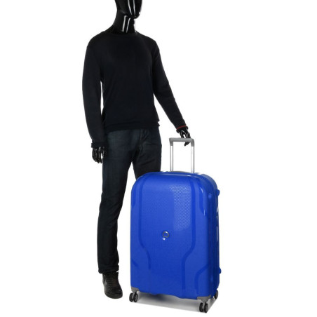 VALISE CLAVEL EXT 4R ECO 76 CM MR BLEU KLEIN