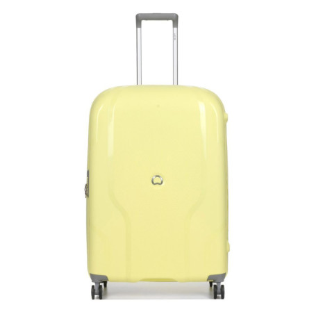 VALISE CLAVEL EXT 4R ECO 76 CM JAUNE PALE