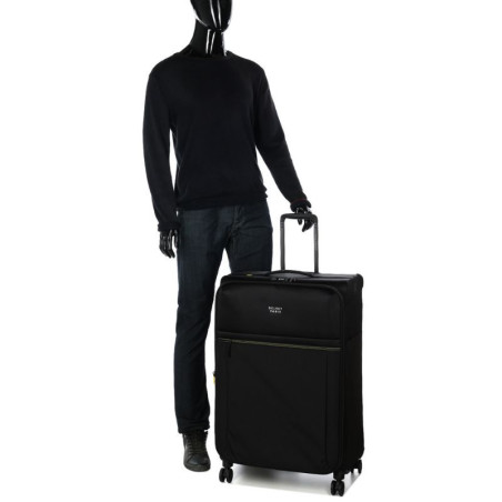 VALISE BROCHANT 3 78 CM EXT 4DR NOIR PROFOND