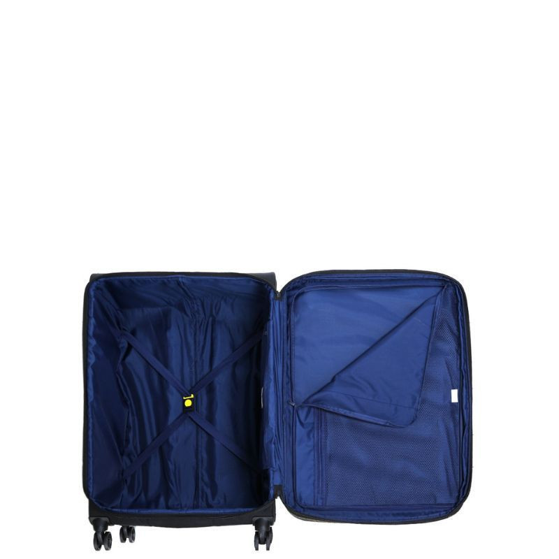 VALISE BROCHANT 3 78 CM EXT 4DR NOIR PROFOND