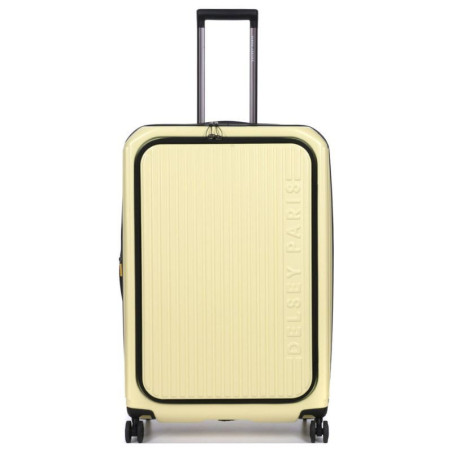 VALISE SECURITIME 77 CM ZIP TR EXT 4R JAUNE PALE