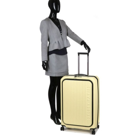 VALISE SECURITIME 77 CM ZIP TR EXT 4R JAUNE PALE