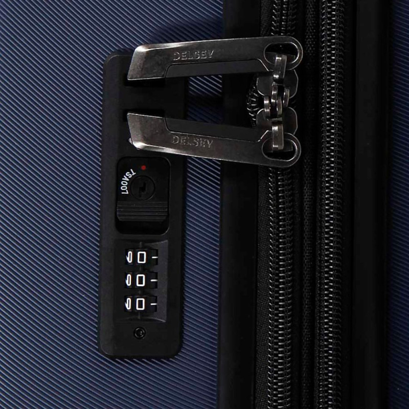 VALISE TROLLEY EXTENSIBLE AIR ARMOUR 68 CM BLEU NUIT