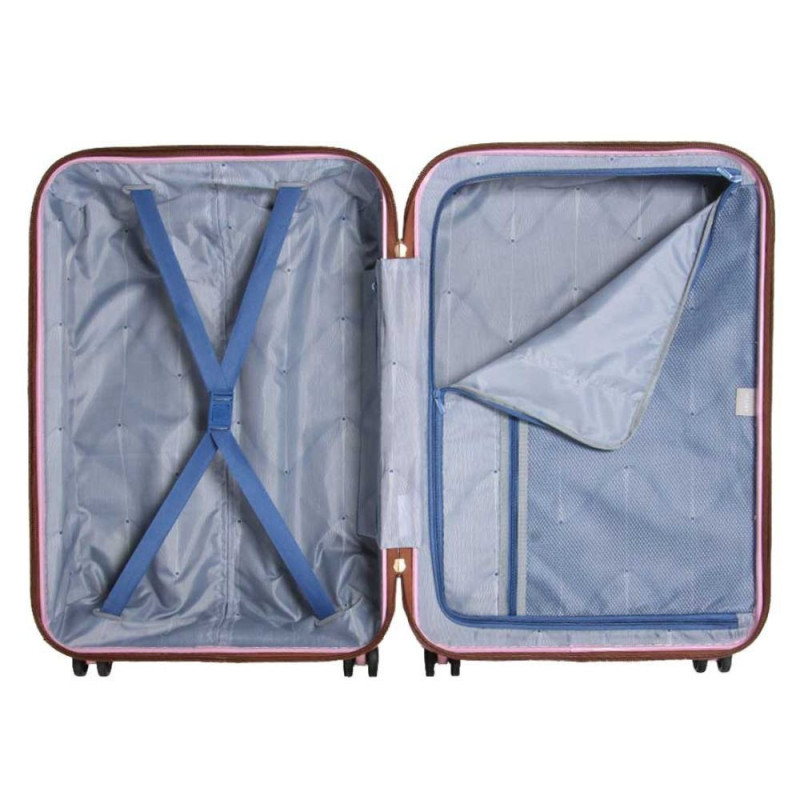 VALISE TROLLEY FREESTYLE 67 CM 4R PIVOINE