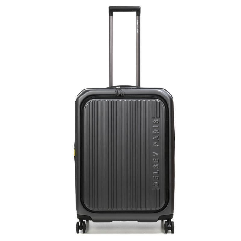 VALISE TROLLEY SECURITIME 66 CM ZIP EXT ANTHRACITE