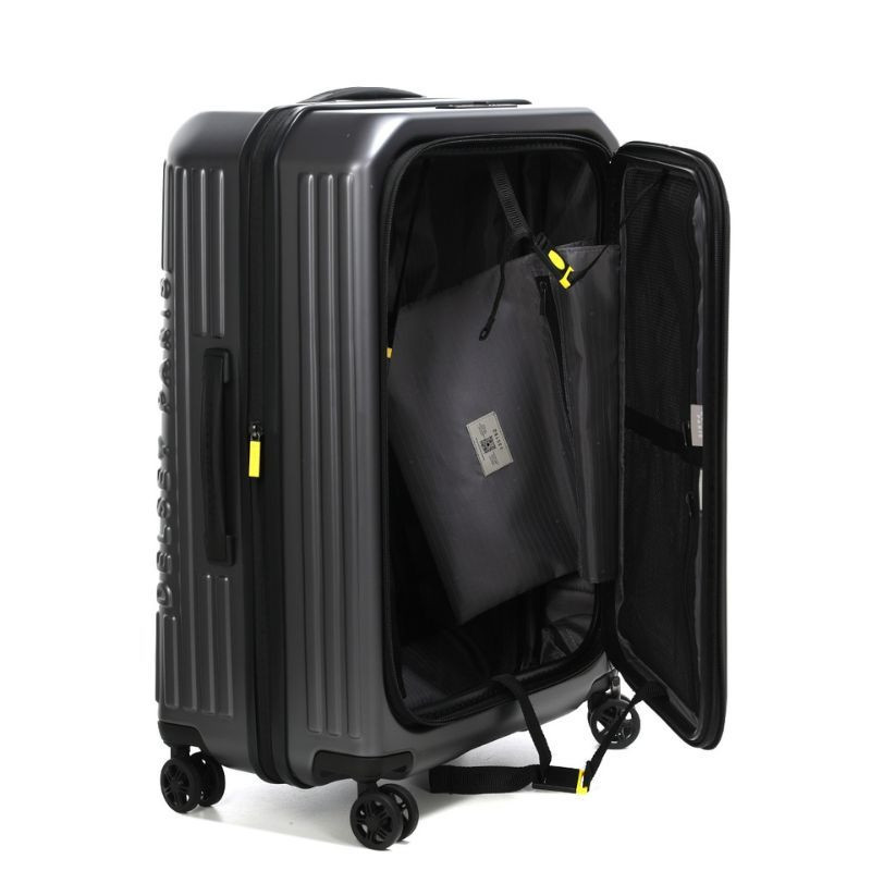 VALISE TROLLEY SECURITIME 66 CM ZIP EXT ANTHRACITE