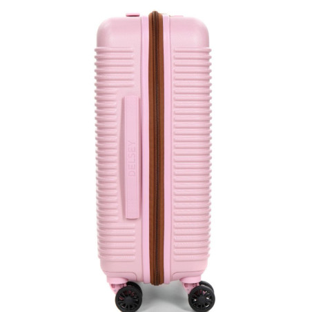 VALISE DELSEY FREESTYLE SLIM 55 CM PIVOINE