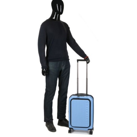 VALISE SECURITIME TR EXT ZIP 55 CM BLEU LAVANDE 2024