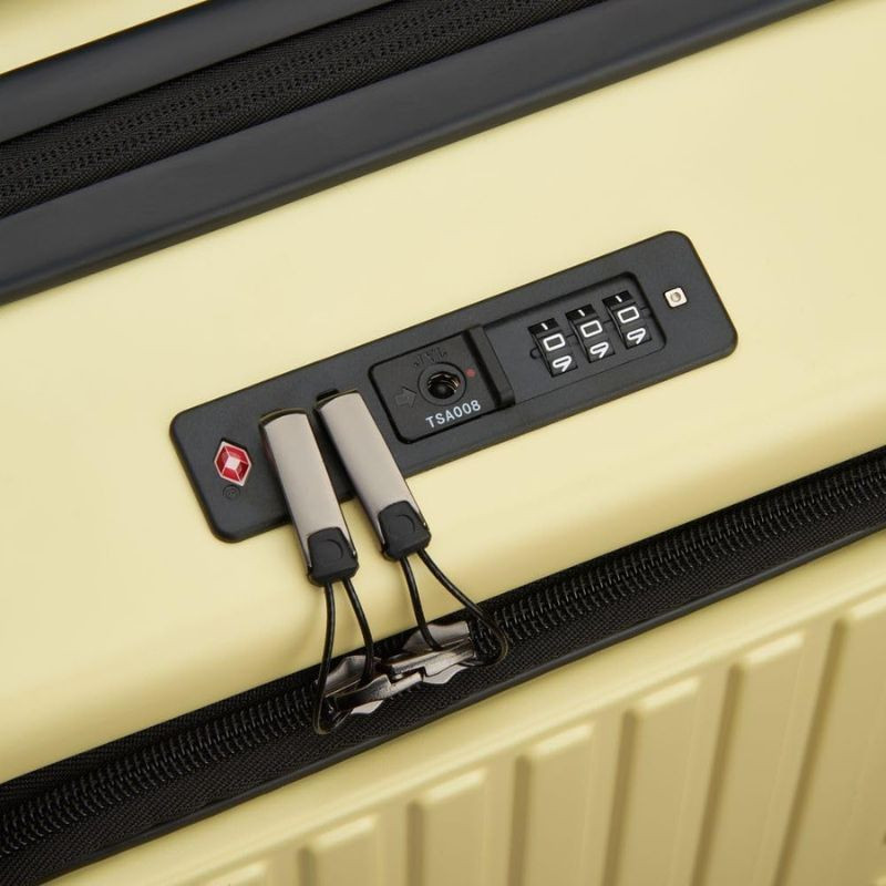 VALISE SECURITIME TR EXT ZIP 55 CM JAUNE PALE 2024