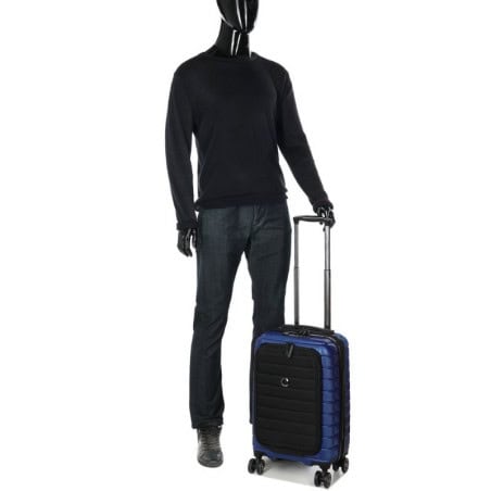 VALISE CAB  SHADOW 5.0 SOFT TR EXT 4DR 55CM BLEU