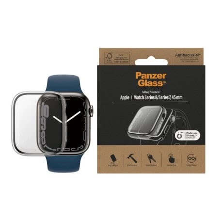 PROTECTION APPLE WATCH FULL BODY 8/7, 45MM CLEAR AB
