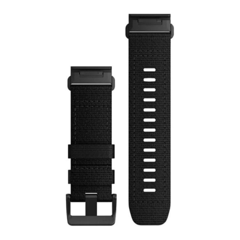 BRACELET DE MONTRE QUICKFIT 26 SILICONE NOIR